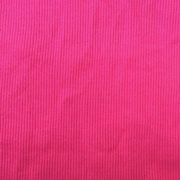 SKIMS Cotton Rib Tank | Bright Pink | Size M - Picture 9 of 9